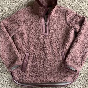 Women’s Abercrombie Pullover Zip Fleece Size SM
